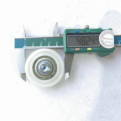 10PCS TKE Elevator Door Hanger Roller Concentric 48*14*6002 OD48mm W14mm Bearing6002