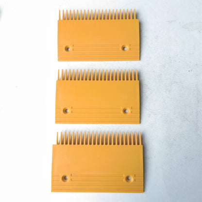 10PCS  escalator comb 20*13mm yellow plastic