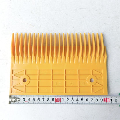 10PCS  escalator comb 20*13mm yellow plastic