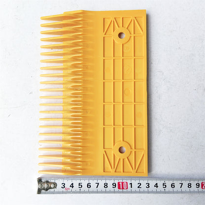 10PCS  escalator comb 20*13mm yellow plastic