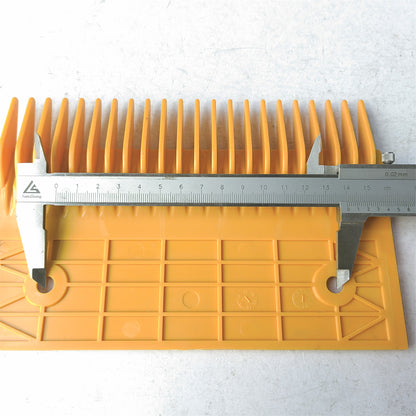 10PCS  escalator comb 20*13mm yellow plastic