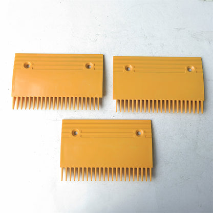 10PCS  escalator comb 20*13mm yellow plastic