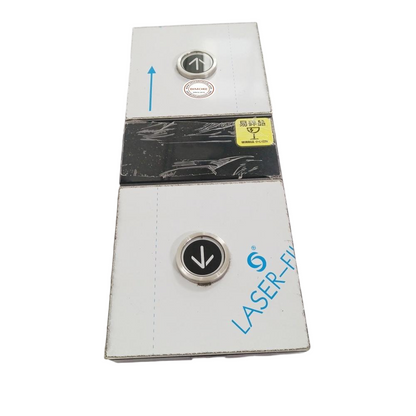 1PC/LOT For KDS220 Elevator Door Display Panel 120x305 mm No Display Button 51071111H03 Black Background White Symbol Lift Spare Parts