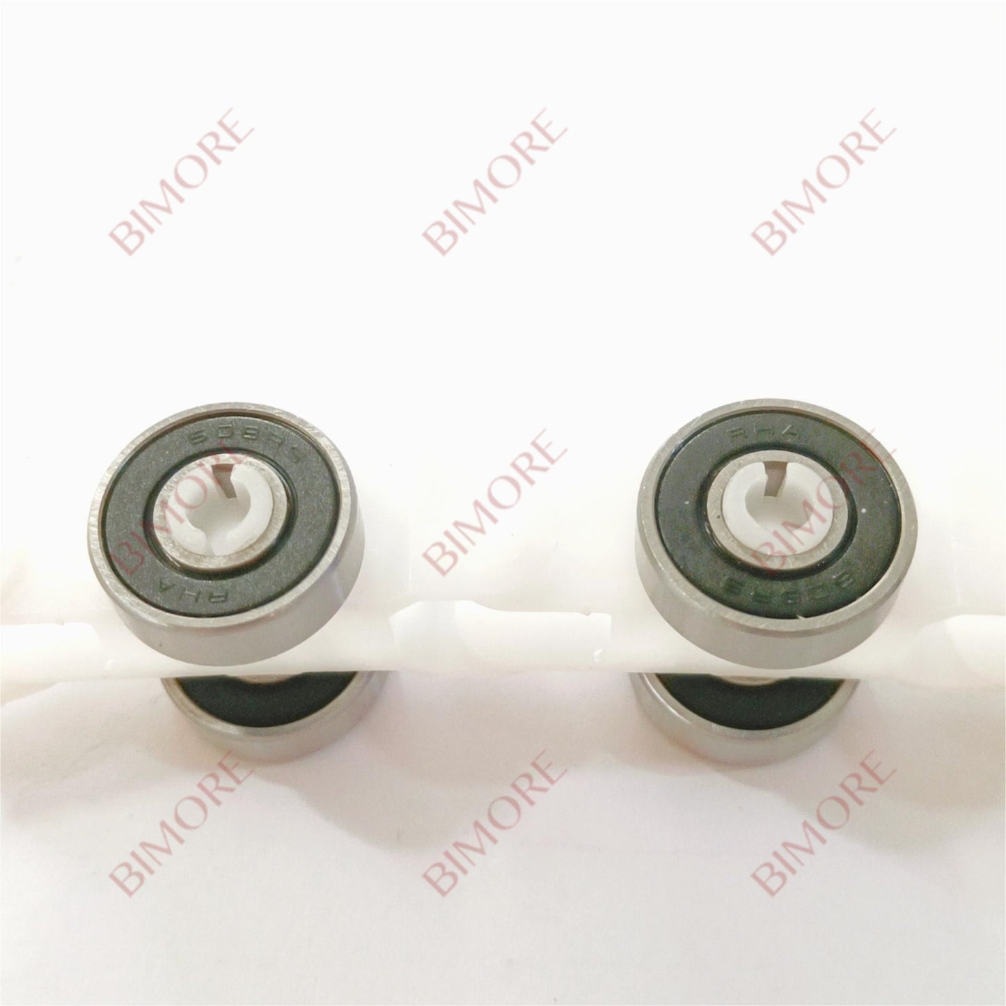 1 unidad/lote KM5232300G06 Cadena de guía de retorno para pasamanos de escalera mecánica, 24 pares de ruedas de rodamiento, 608