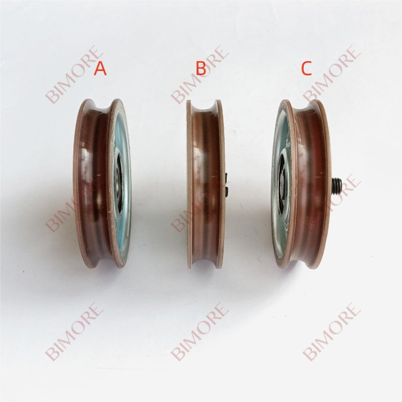 5PCS/LOT KM601106G01 KM601106G02 Elevator Door Hanging Roller Wheel D94mm W19mm 6203 W/WO Axle
