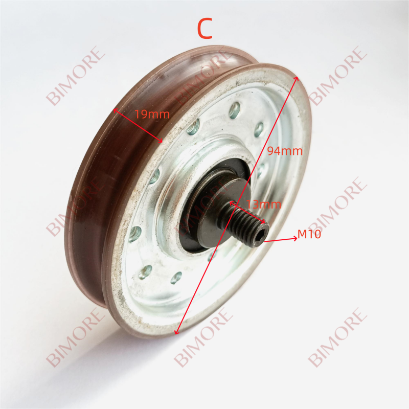 5PCS/LOT KM601106G01 KM601106G02 Elevator Door Hanging Roller Wheel D94mm W19mm 6203 W/WO Axle