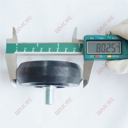 Lote de 4 rodillos guía de alta velocidad para ascensores, diámetro exterior de 80 mm, ancho de 28 mm, 6203 KM86789G02, 80 x 28 mm