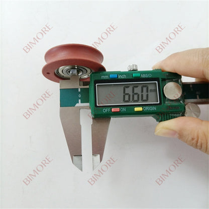 Lote de 20 rodillos para suspensión de puerta de ascensor KM89629G02, 44 x 12 x 6200 AMD