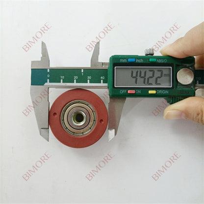 Lote de 20 rodillos para suspensión de puerta de ascensor KM89629G02, 44 x 12 x 6200 AMD