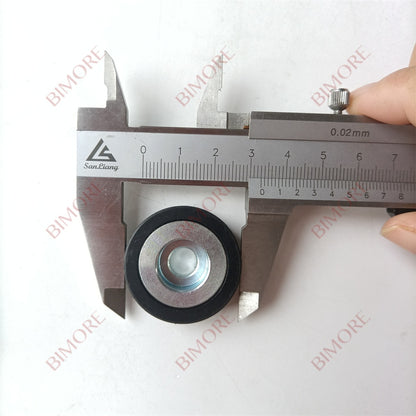 Lote de 50 arandelas de tope para cerradura de puerta de ascensor KM89639G02, rodillo de 33 mm de diámetro exterior (diámetro exterior), 8 mm de alto (diámetro interior), 8 mm de diámetro interior.