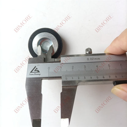 Lote de 50 arandelas de tope para cerradura de puerta de ascensor KM89639G02, rodillo de 33 mm de diámetro exterior (diámetro exterior), 8 mm de alto (diámetro interior), 8 mm de diámetro interior.