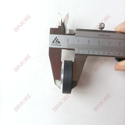 Lote de 50 arandelas de tope para cerradura de puerta de ascensor KM89639G02, rodillo de 33 mm de diámetro exterior (diámetro exterior), 8 mm de alto (diámetro interior), 8 mm de diámetro interior.