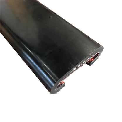 Escalator Handrail Black Rubber Belt L Type Use for Sigma Parts W 82mm H 33mm Customized Length