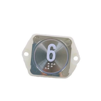 10PCS/LOT  Elevator Button A4J19277 A2 With Braille Square Round