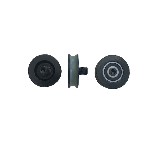 Lote de 20 piezas de elevador para suspensión de puerta, rodillo de 48 mm de diámetro exterior, 14 mm de alto, rodamiento 6200, 48 x 14 mm, M12