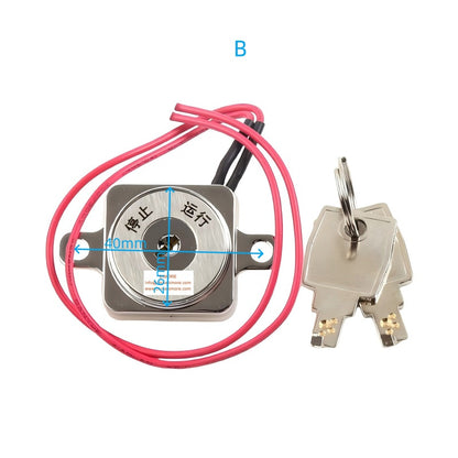 Elevator HBP Outbound Call Panel Lock Use for OTIS Lift LOP Lock Square/Circular Key