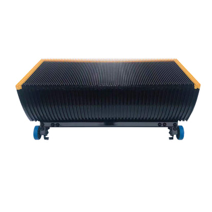 1PC/LOT Escalator Stainless Steel Step Black With Demarcation XAA26145M15 L 800mm Roller 76.2*22*6203