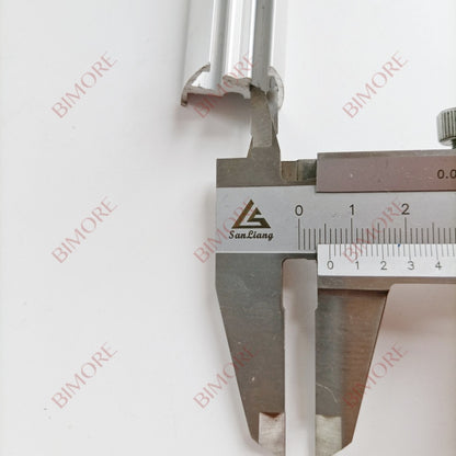 Escalator Parts Double-row Skirt Deflector Brush 10*42 W 10mm H 42mm With Aluminum Alloy Base Customize