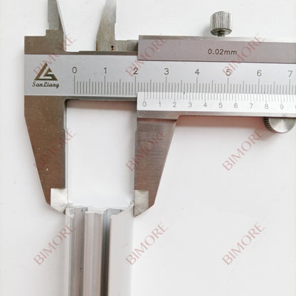 Escalator Parts Double-row Skirt Deflector Brush 10*42 W 10mm H 42mm With Aluminum Alloy Base Customize