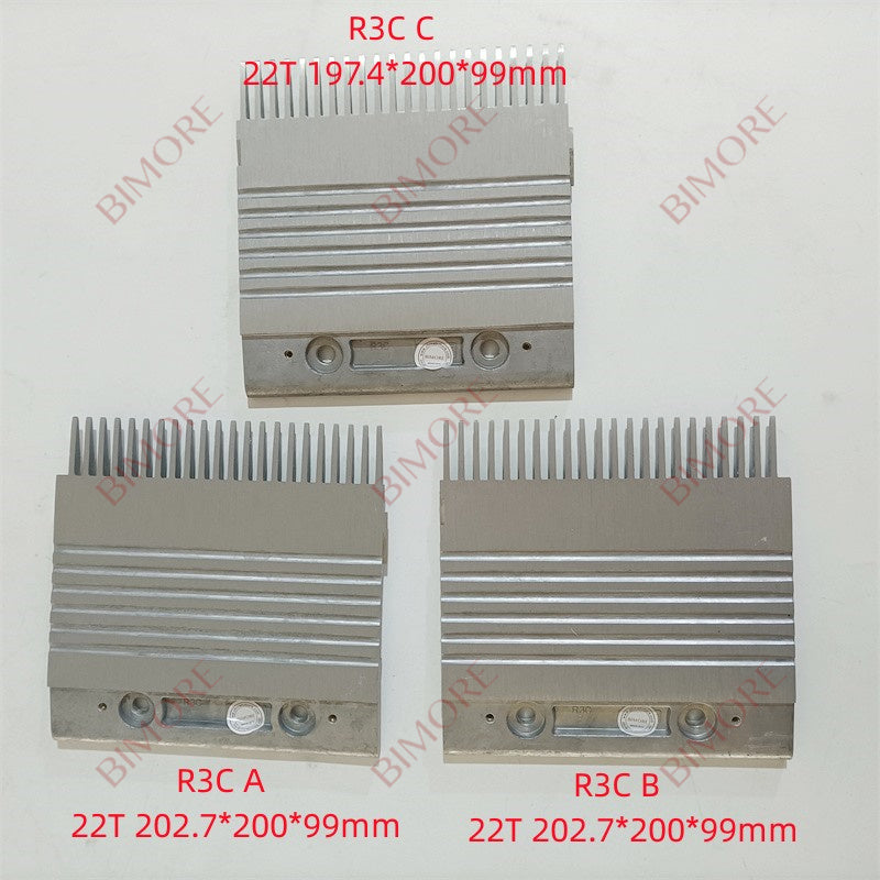 Segmento de peine ECO GSE para escalera mecánica E3X (5 unidades/lote) DEE3703280/DEE3703287/DEE3703288