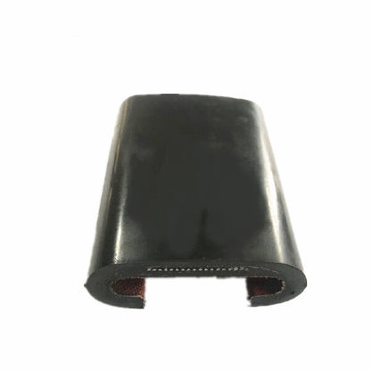 Escalator Handrail Black Rubber Belt STD Type W 80mm H 28.5mm Customized Length