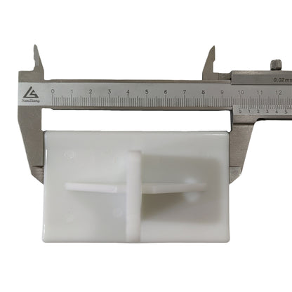 20pcs Escalator Handrail Guide Block Slider Escalator Handrail Part 100mm*60mm White Guide Block