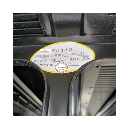 1PC/LOT Escalator Stainless Steel Step Black With Demarcation TJ1000A 1000mm Use for Selong Parts Roller 70x25x6204