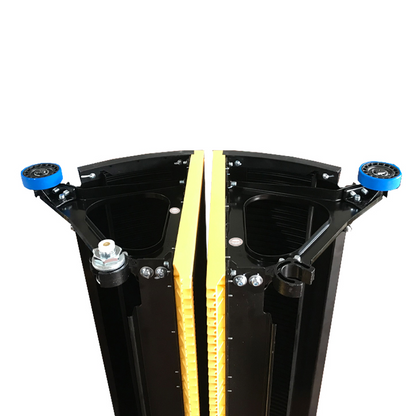 1PC/LOT Escalator Stainless Steel Step Black With Demarcation TJ1000DS-A 1705731600 L 1000mm Roller 75x23.5x6204 Bracket L48001212A/L48001213A