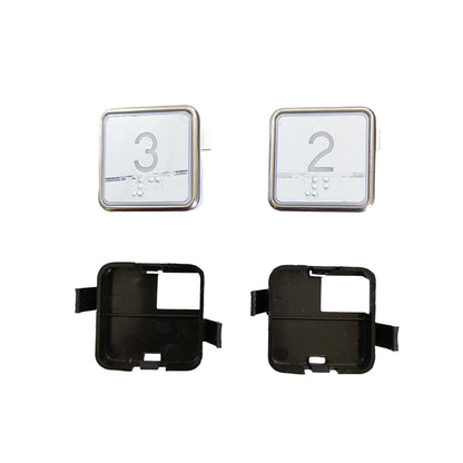 10pcs Elevator Button XHB S34D A02 white light with braille