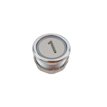 10PCS/LOT Elevator Push Button VR520 Blue Light Without Braille 1~10 Number DC 24V