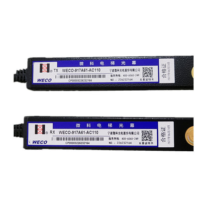 1 juego/lote WECO-917A61-AC110 Sensor de puerta de ascensor con cortina de luz BIMORE