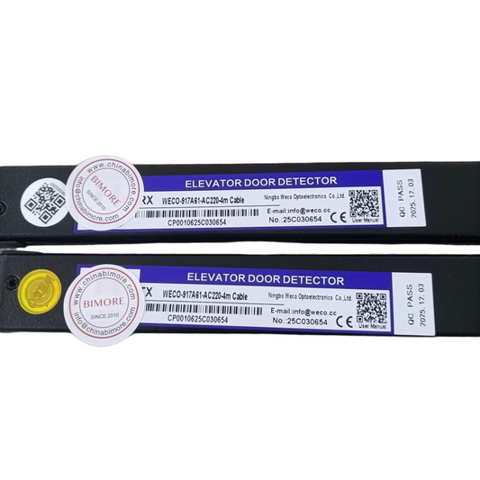 1SET/LOT WECO-917A61-AC220-4m Cable Elevator Door System Detector Infrared Sensor Lift Spare Parts Light Curtain Customize