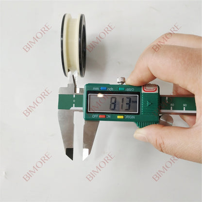 20PCS/LOT FAA456X1 Elevator Door Hanger Roller XYSFAA456 OD:56mm Thickness:16mm Bearing 6201 White Iron Wheel