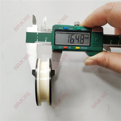 20PCS/LOT FAA456X1 Elevator Door Hanger Roller XYSFAA456 OD:56mm Thickness:16mm Bearing 6201 White Iron Wheel