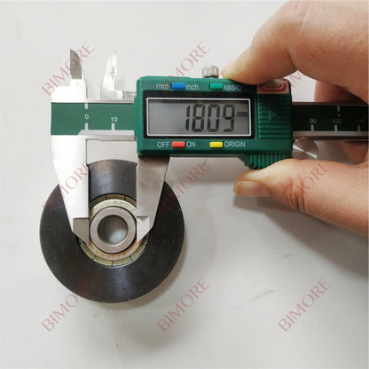 20PCS/LOT FAA456X1 Elevator Door Hanger Roller XYSFAA456 OD:56mm Thickness:16mm Bearing 6201 White Iron Wheel