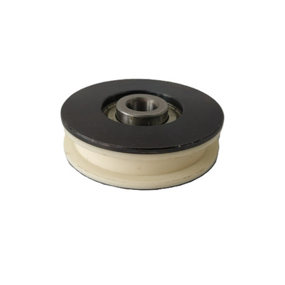 20PCS/LOT FAA456X1 Elevator Door Hanger Roller XYSFAA456 OD:56mm Thickness:16mm Bearing 6201 White Iron Wheel