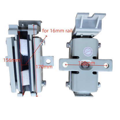 1 ud./lote XAA237EP2 Repuestos para elevadores, zapata guía de riel deslizante para riel de 16 mm