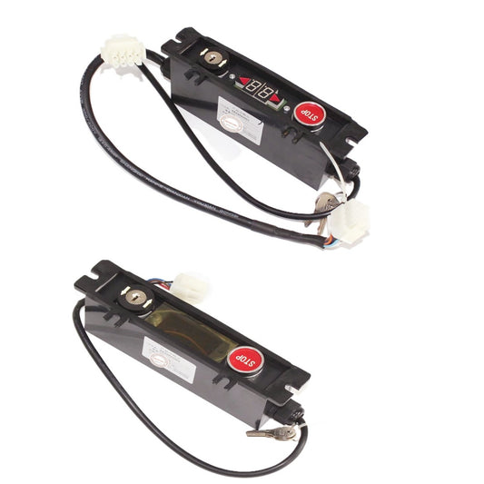 2 unidades/lote XAA26220D1/XAA26220D2 caja de interruptor de bloqueo de escalera mecánica con/sin indicador