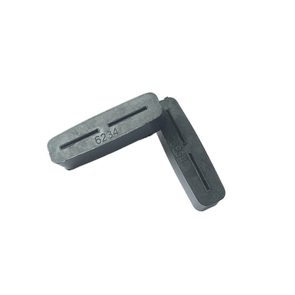 50pcs 50*13*12 Elevator Rubber Door Slider Basement Black L50mm W12mm H12mm Black Rubber Basement