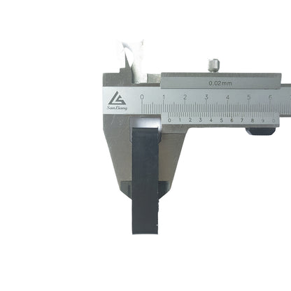 50pcs 50*13*12 Elevator Rubber Door Slider Basement Black L50mm W12mm H12mm Black Rubber Basement