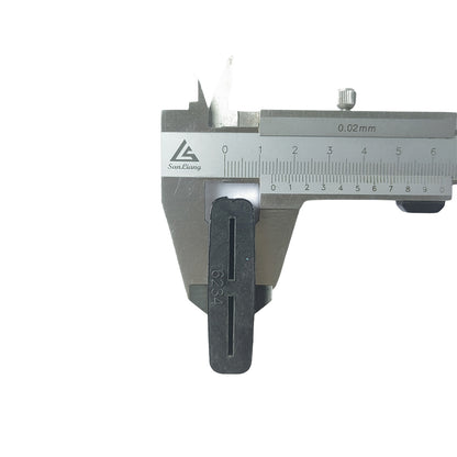 50pcs 50*13*12 Elevator Rubber Door Slider Basement Black L50mm W12mm H12mm Black Rubber Basement