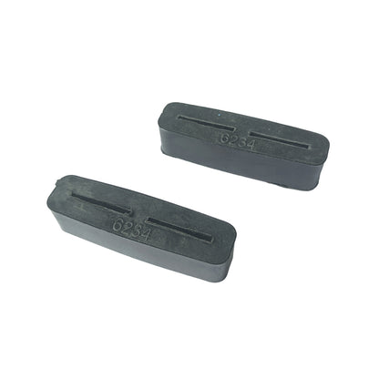 50pcs 50*13*12 Elevator Rubber Door Slider Basement Black L50mm W12mm H12mm Black Rubber Basement