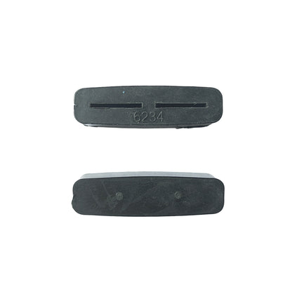 50pcs 50*13*12 Elevator Rubber Door Slider Basement Black L50mm W12mm H12mm Black Rubber Basement