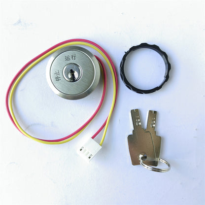 5PCS Elevator Parts Lock&Key Run/Stop 1 Set Elevator Lock