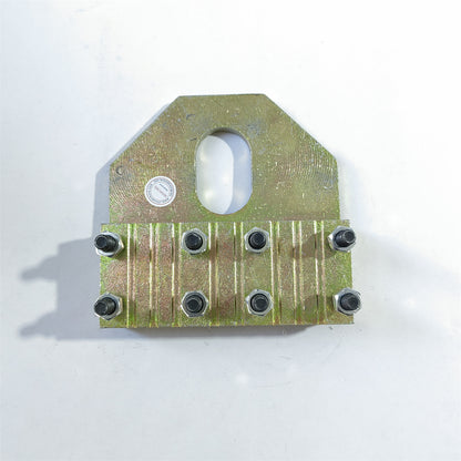 1pcs 8 Slots Elevator Rope Clamping Plate Can Hold 8-13mm Wire Rope  Lift Spare Parts 1set