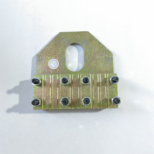 1pcs 8 Slots Elevator Rope Clamping Plate Can Hold 8-13mm Wire Rope  Lift Spare Parts 1set