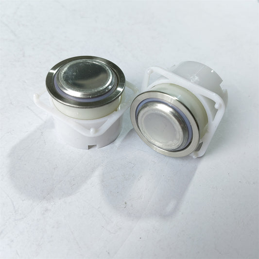 10PCS Elevator Button A3N10381 Elevator Stainless Steel Circular Button Red Light Lift Button