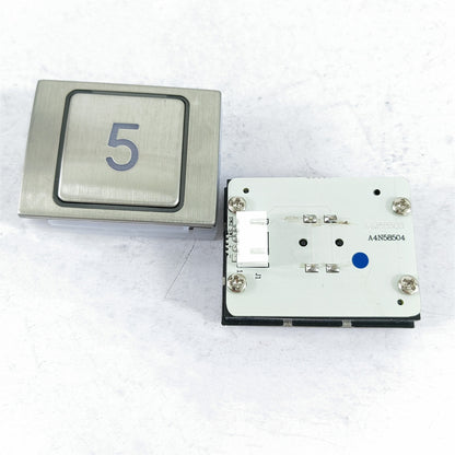 10PC A4N58504 Blue Light Elevator Push Button Stainless 1LOT=10PCS Lift Square Button