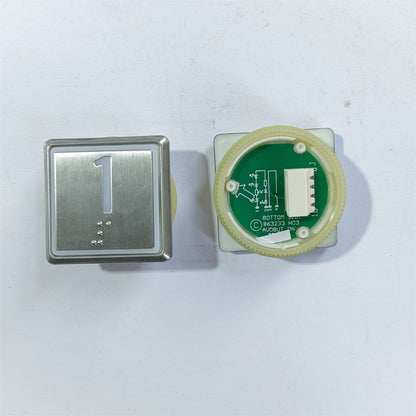 10pcs Lift Button KM863233H03 KM853343H06 Elevator Square Button Button Light Blue