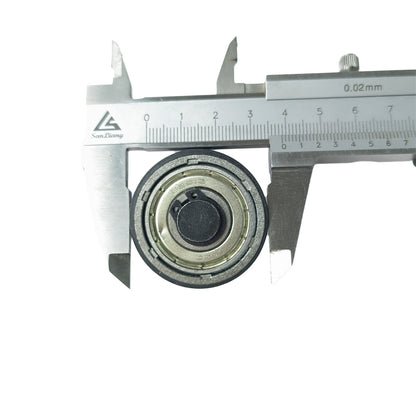 10pcs Elevator Roller 39*12*6201 Lift Hanger Concentric Roller 39*12*6201Z OD 39MM W 12MM Bearing 6201Z H 33mm Screw M8